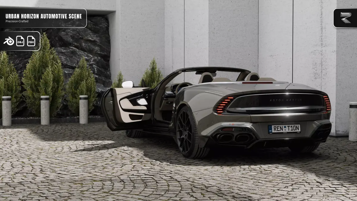 Urban Horizon Automotive Scene Project File  3D model