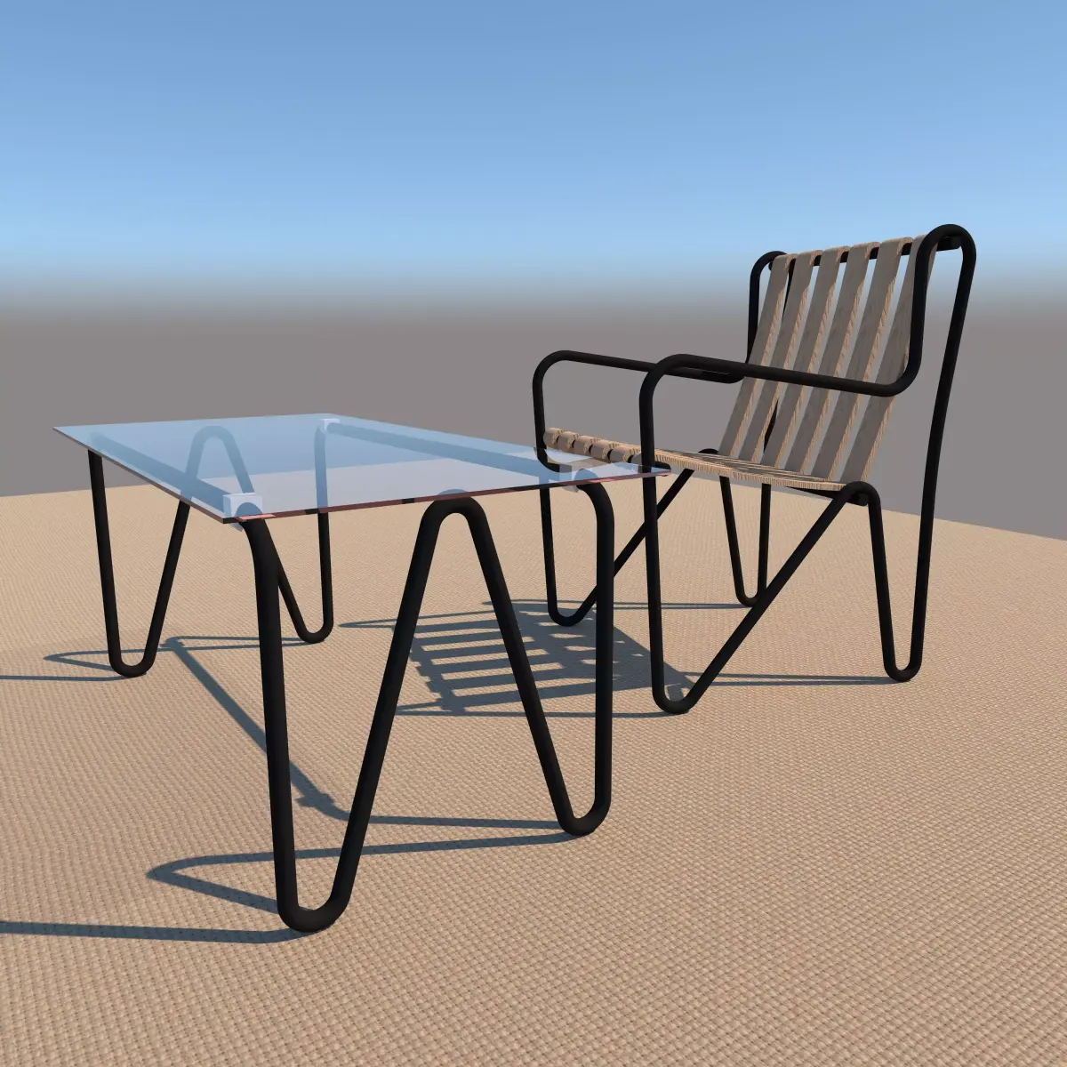 Iron Furniture  3D model