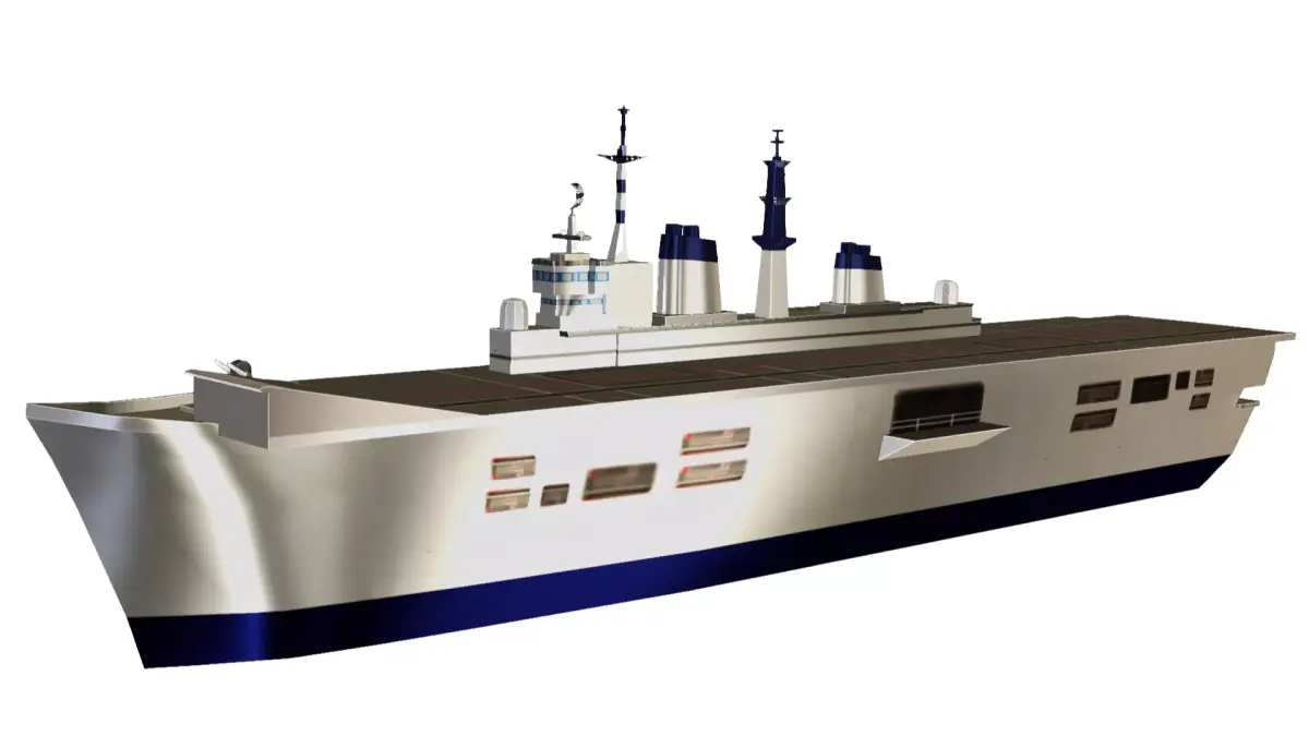 Aircraft Carrier Military Warship 3D model