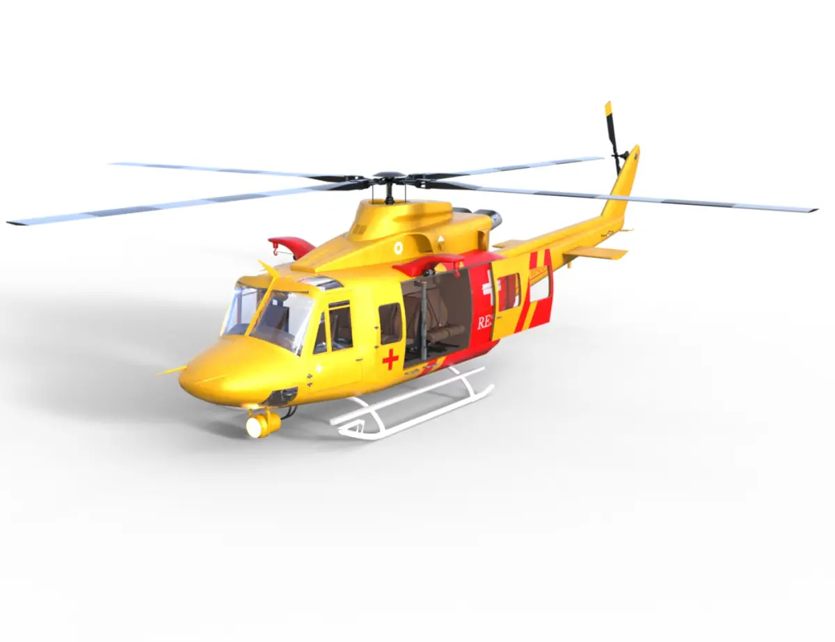 Rescue Helicopter 3D model purchase