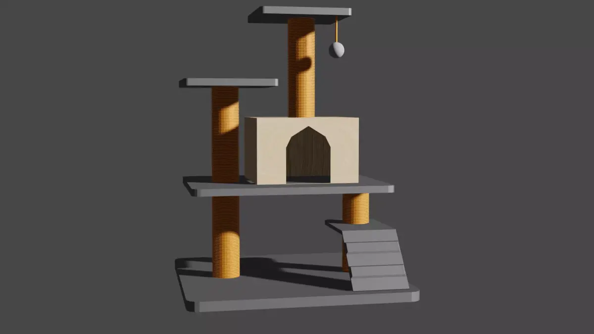 Cathouse Free 3D model