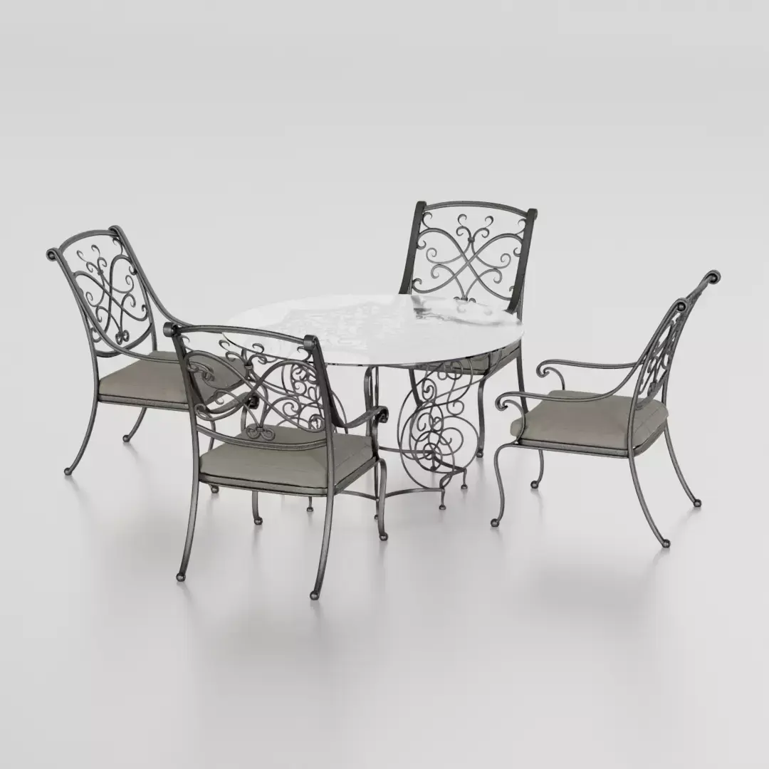 Outdoor Seating Set 3D model