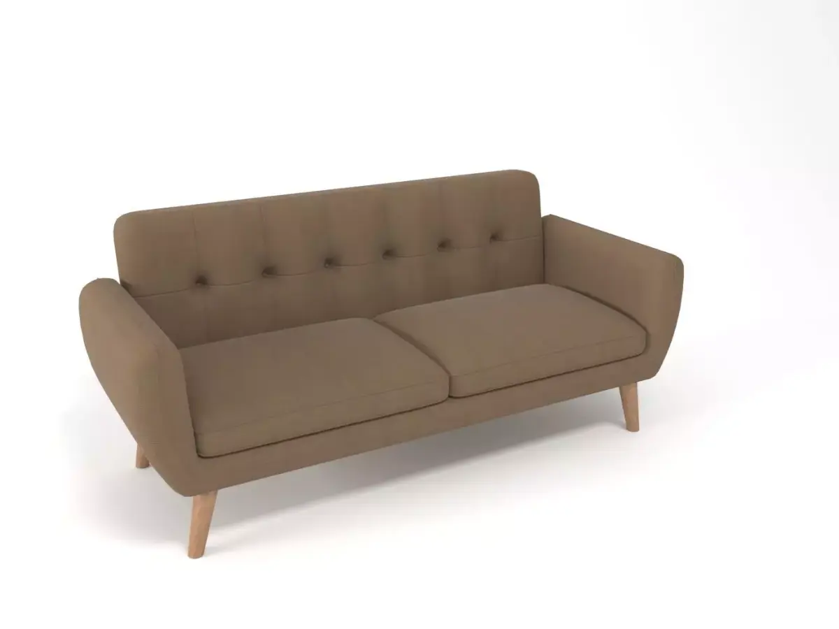 Loveseats Sofa  for Augmented Reality  Glb and Usdz  Free low-poly 3D model