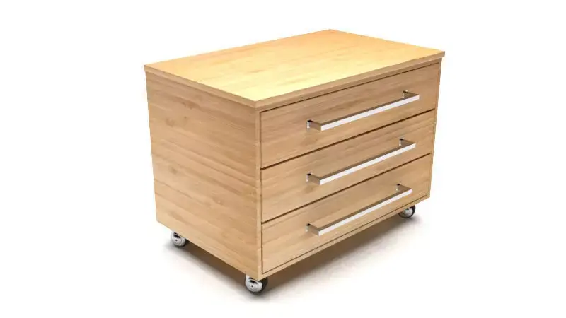 Wooden Drawer Free 3D model get