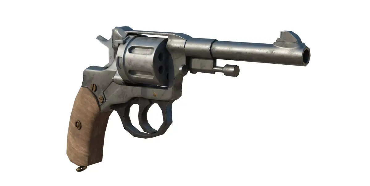 Nagant M1895 Low-poly 3D model purchase