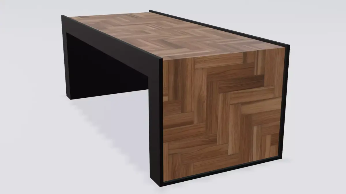 Modren table Low-poly 3D model