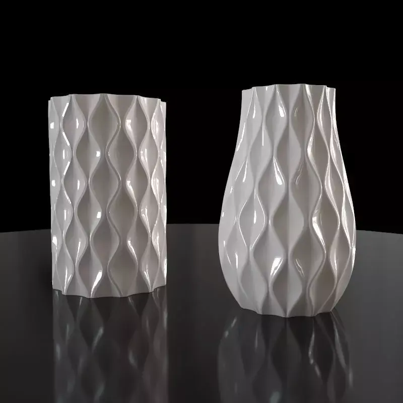 flower vase Free 3D model 4