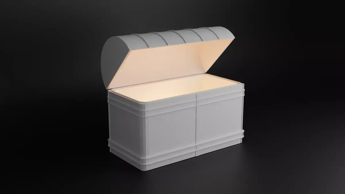 Simple chest Free 3D model purchase