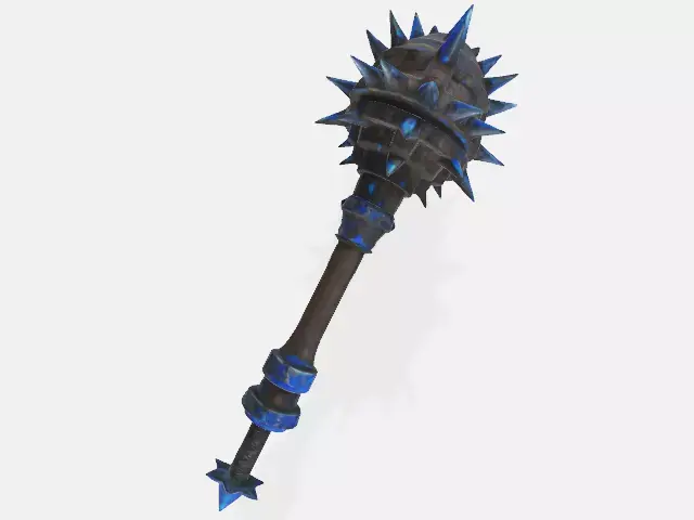 flail  Low-poly 3D model