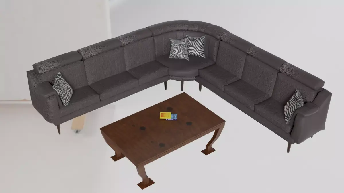 L sofa  Free 3D model