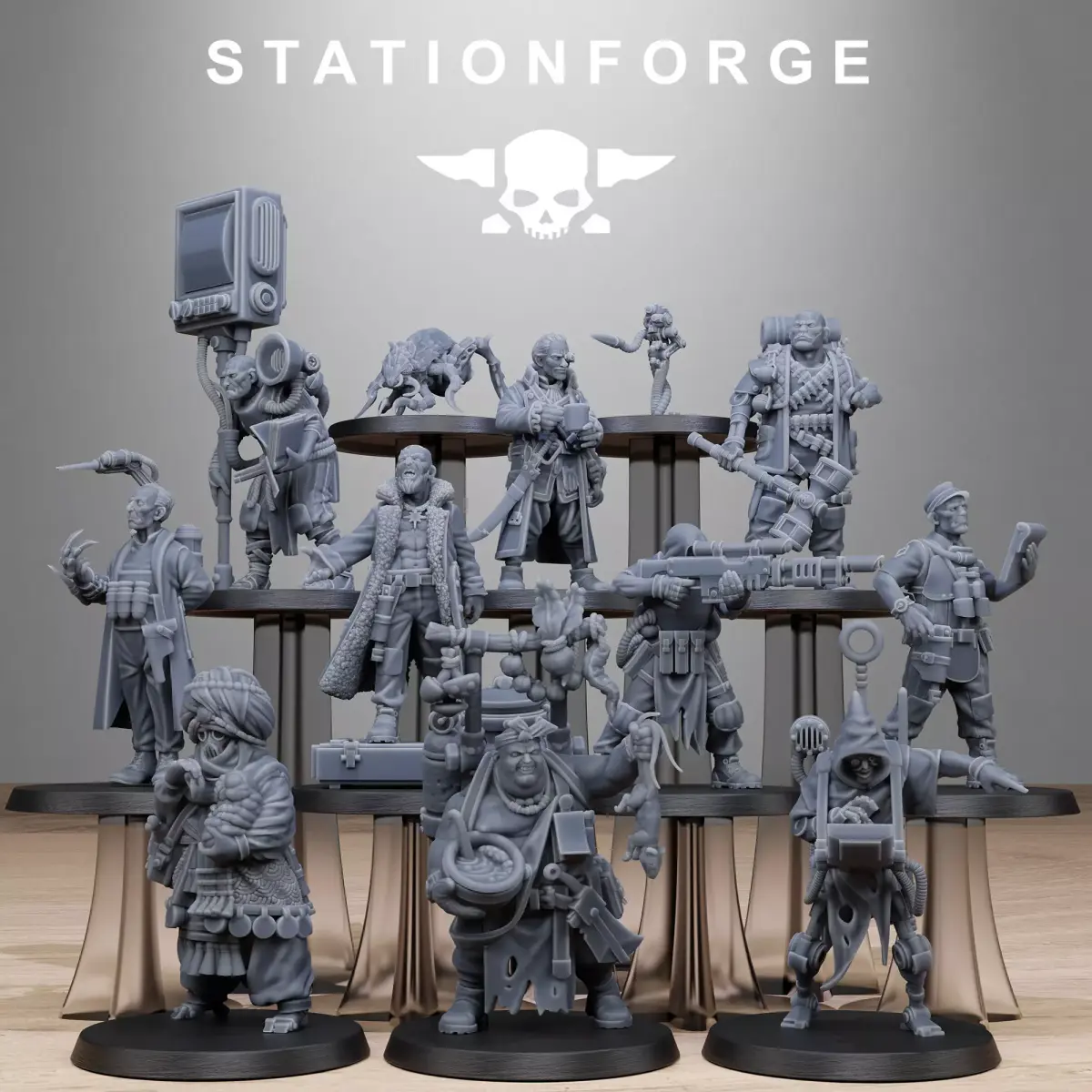 GrimCorp Scrap Operatives 3D print model