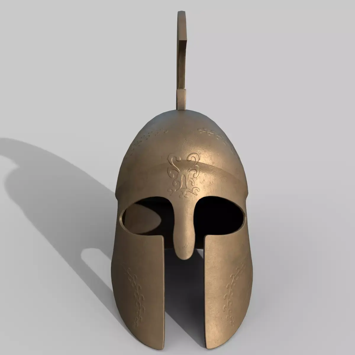 Greek helmet Low-poly 3D model get