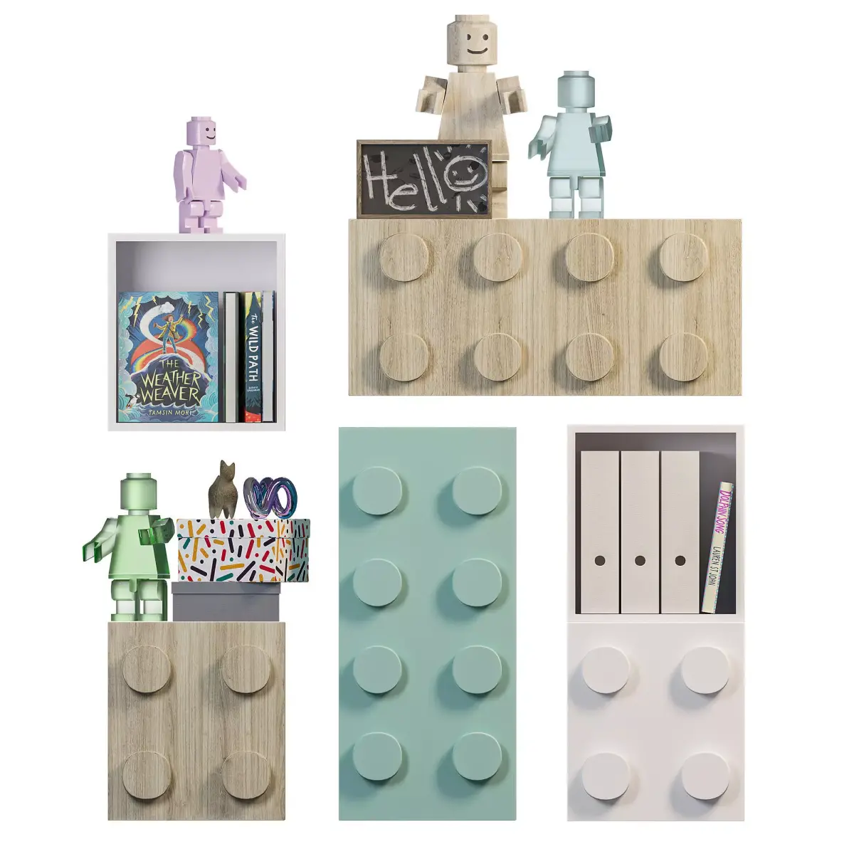 Lego Kids Furniture 3D model