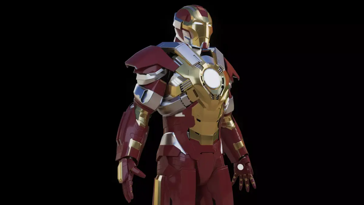 Iron Man Mark 17 HeartBreaker 3D model