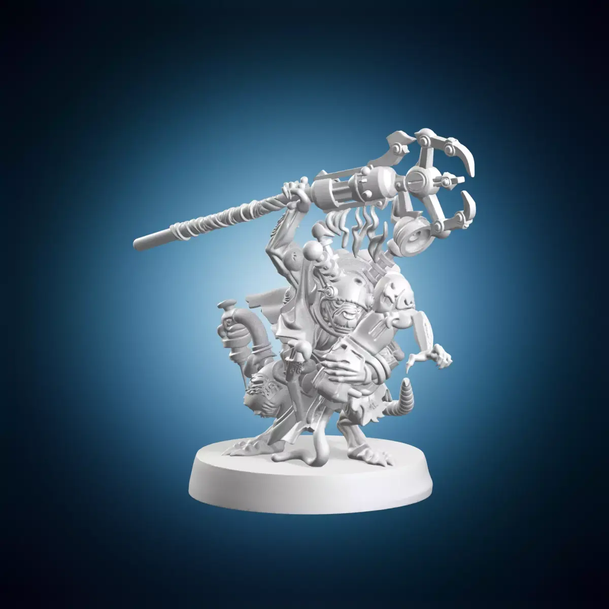 Steampunk Rat Alchemist Staff 3D print model