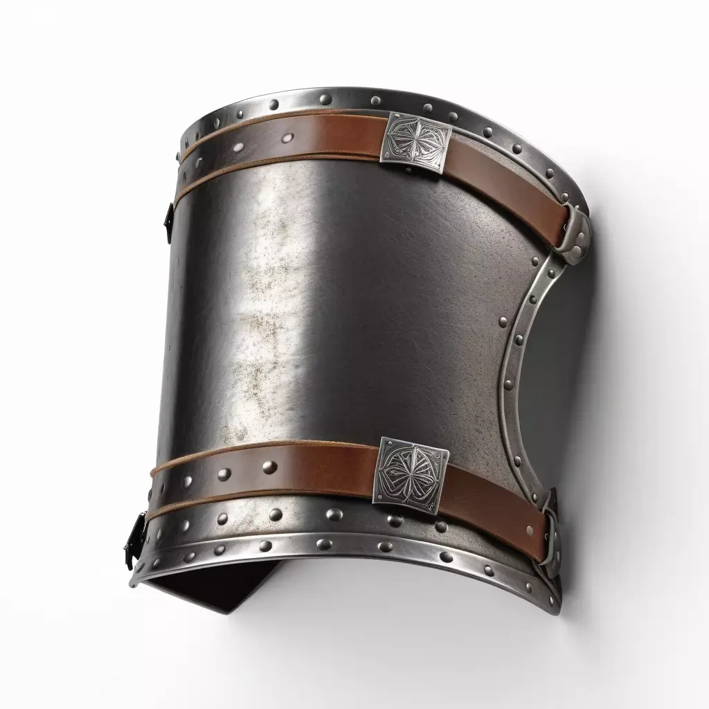 Medieval Fantasy Metal Arm Gauntlet 3D model