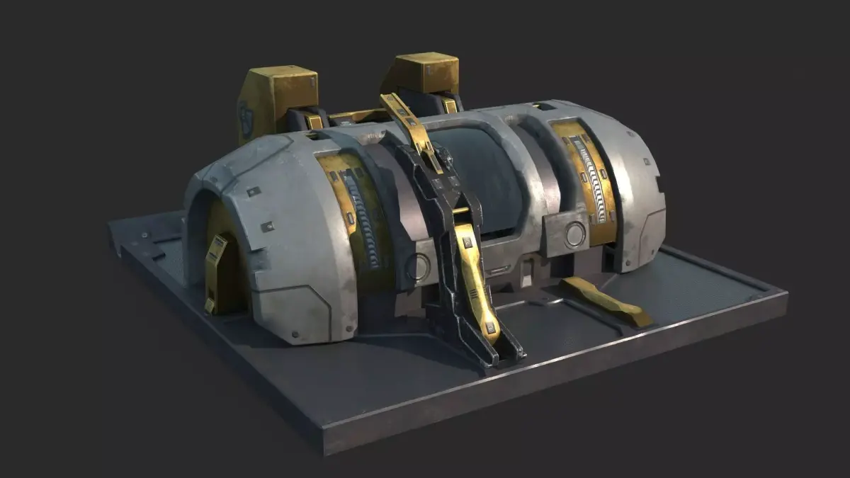 Future Sci-Fi Matter Generator 3D model