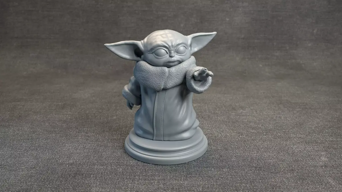 Baby Yoda - Star Wars The Mandalorian 3D print model purchase