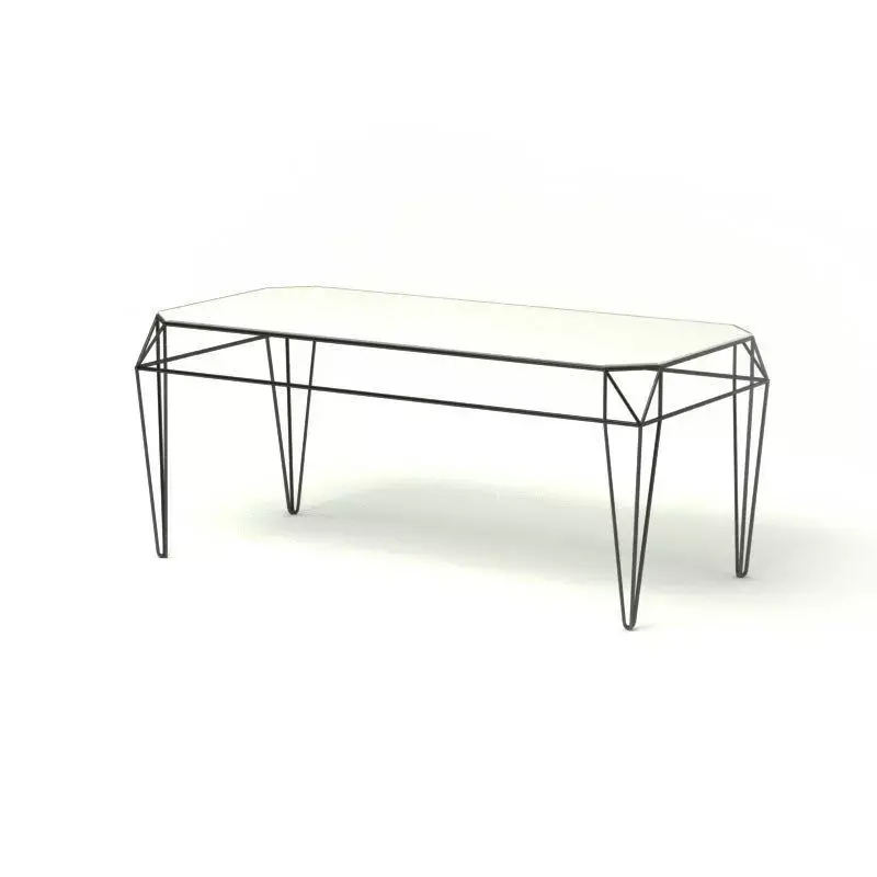FREE Contemporary Steel Table Free 3D model