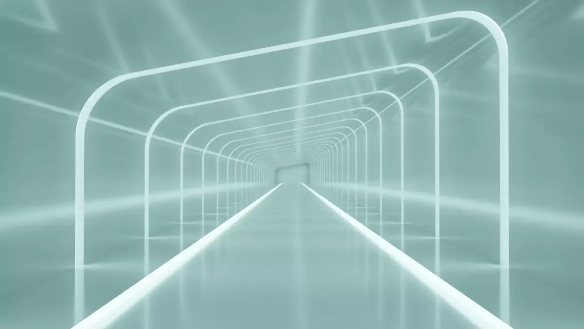 Empty - Hall Way Low-poly 3D model