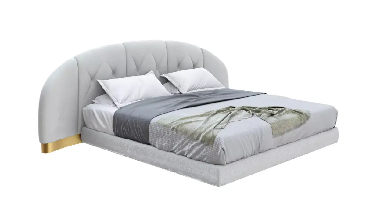 Modern Chesterfield Bed SuperKing size  Free 3D model