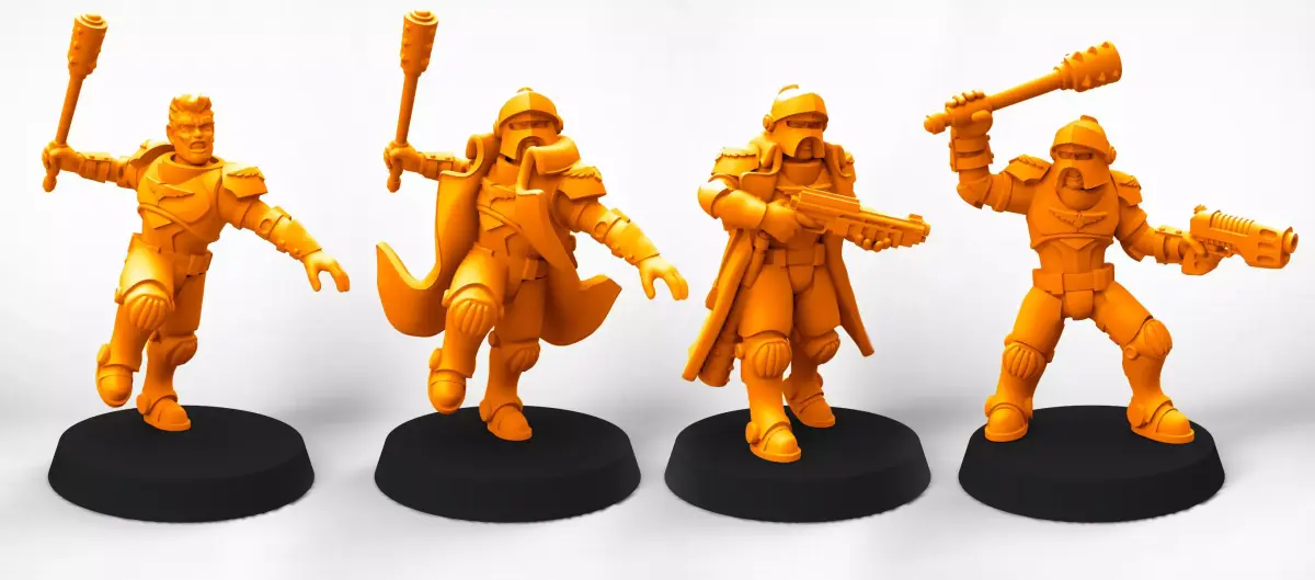 Law Knights bundle 1 3D print model