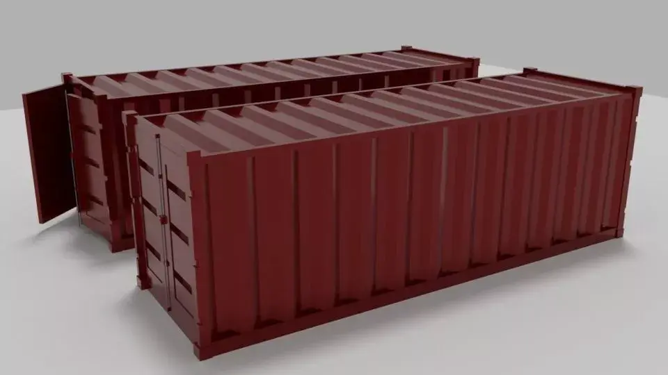 Shipping Container model 3D print model