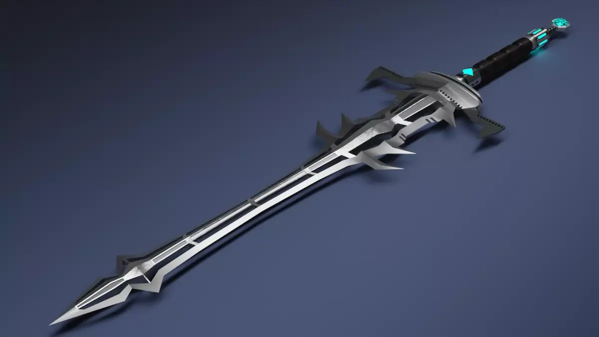 Sci Fi Sword  Low-poly 3D model