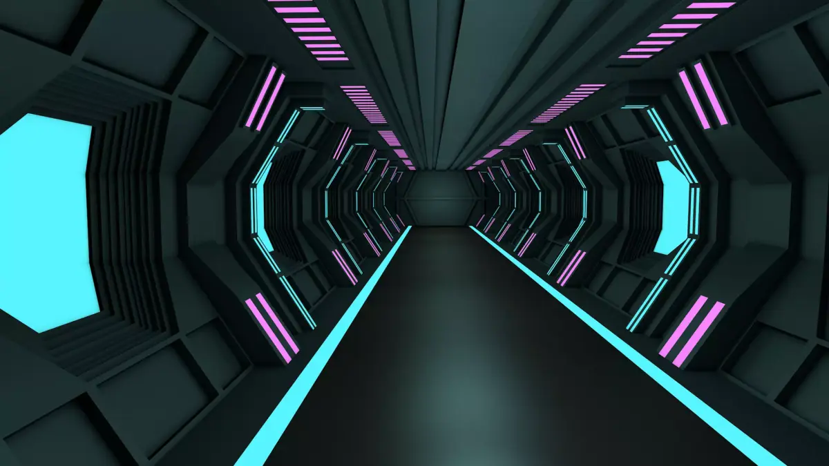 Sci Fi Corridor 3D model 176