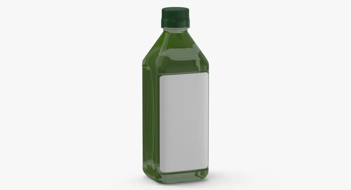 Bottled Olive Oil 01 Blank and Generic Label(1) 3D model