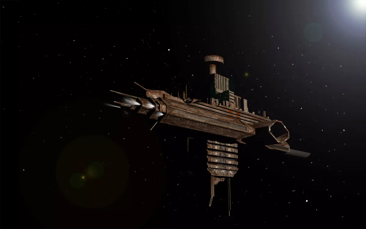 Space station  3D model buy