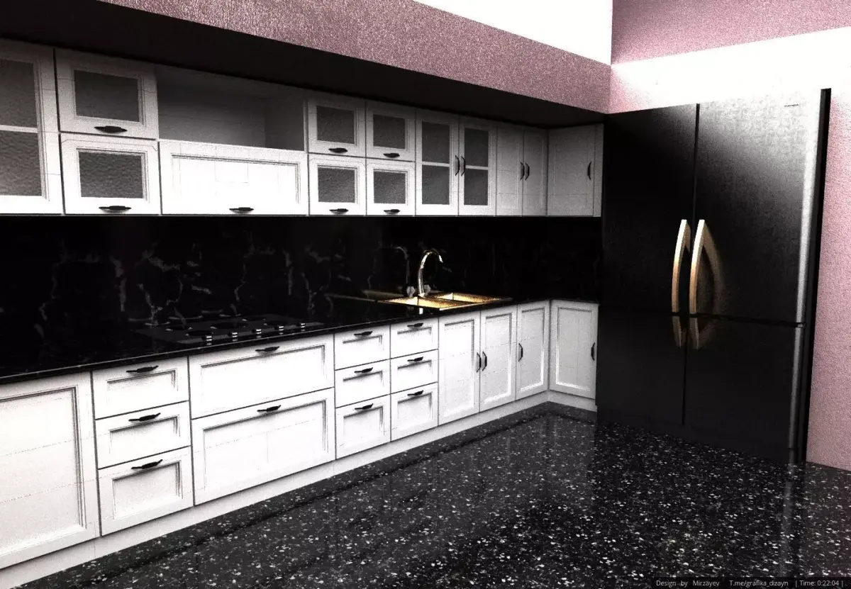 kitchen furniture 3D model get