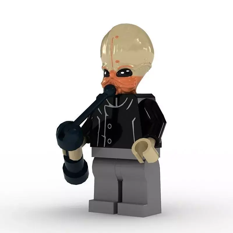 LEGO Minfigure Bith Musician 3D model