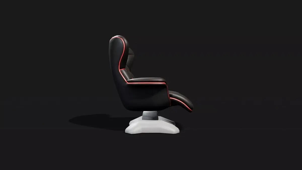 Gaming chair Free low-poly 3D model