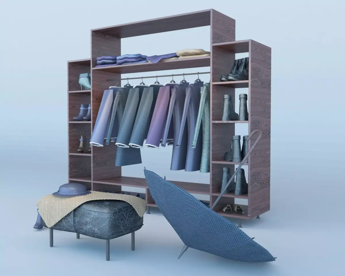 Coat Stand Free 3D model