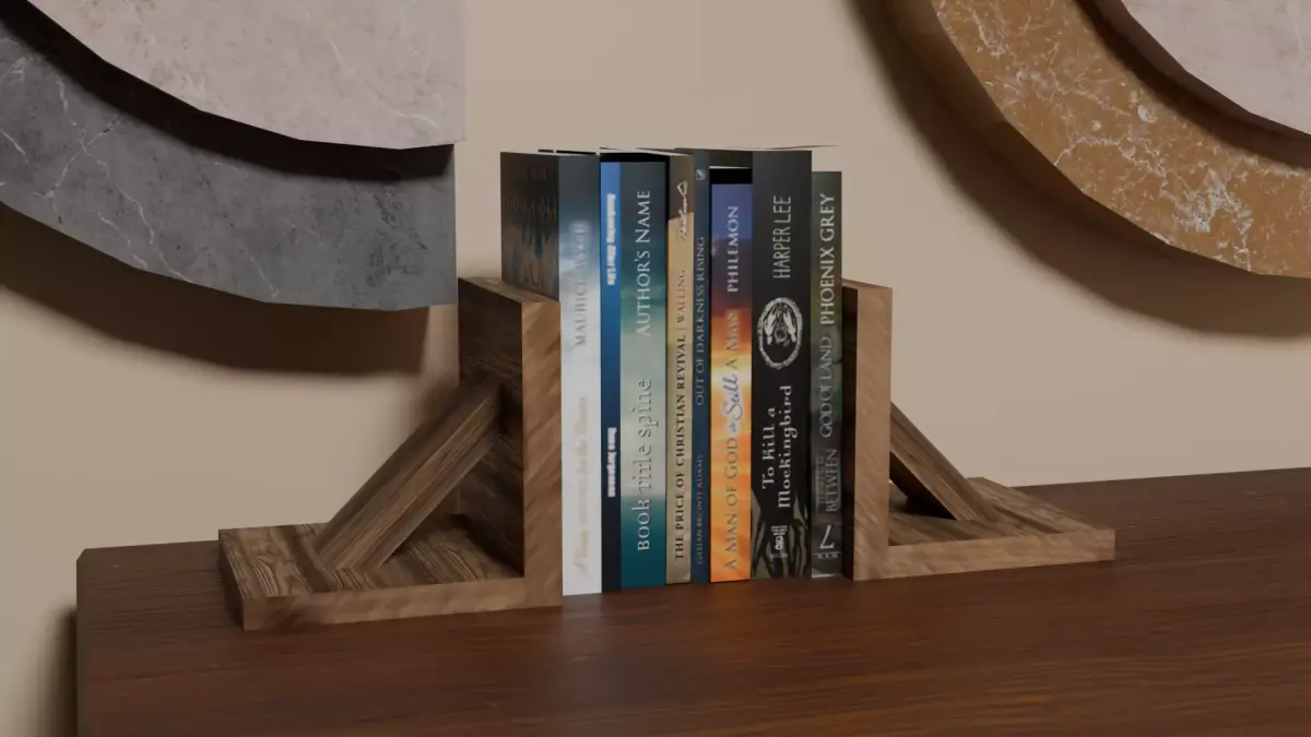 Basic DIY Wood Book Ends Free low-poly 3D model