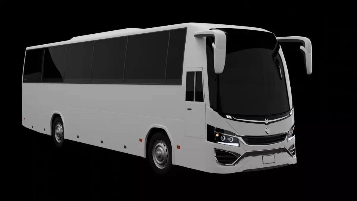 Deluxe Bus 3D model
