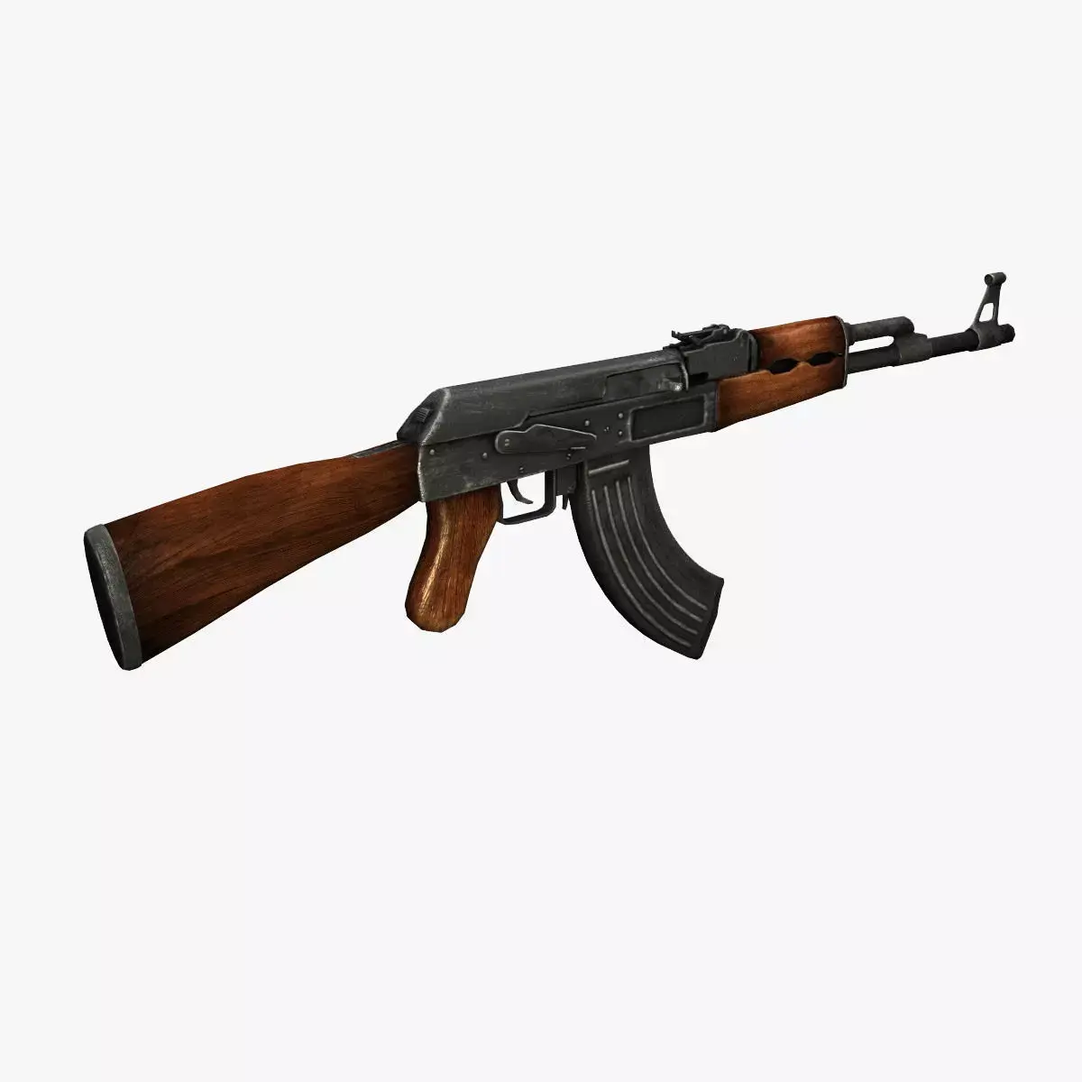 AK-47 ak - rifle 3D model 8