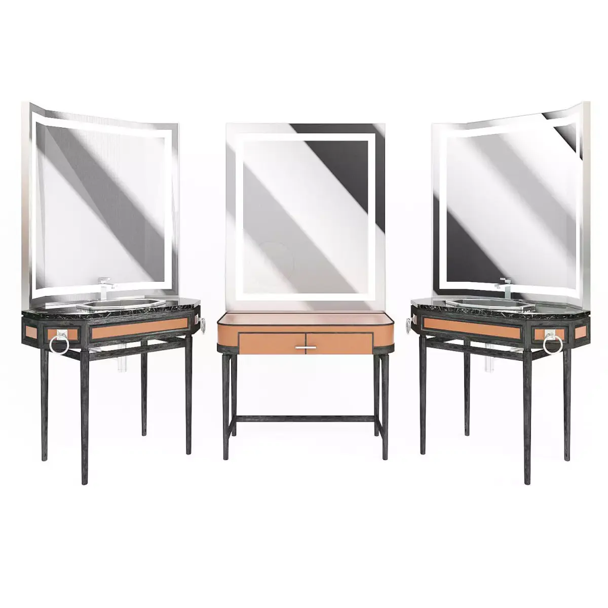 Wash Basin dressing table Free 3D model