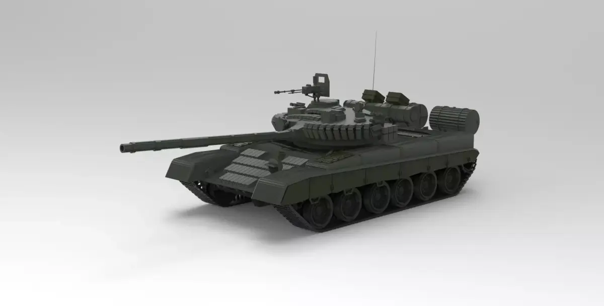 T-80 Tank 3D model purchase