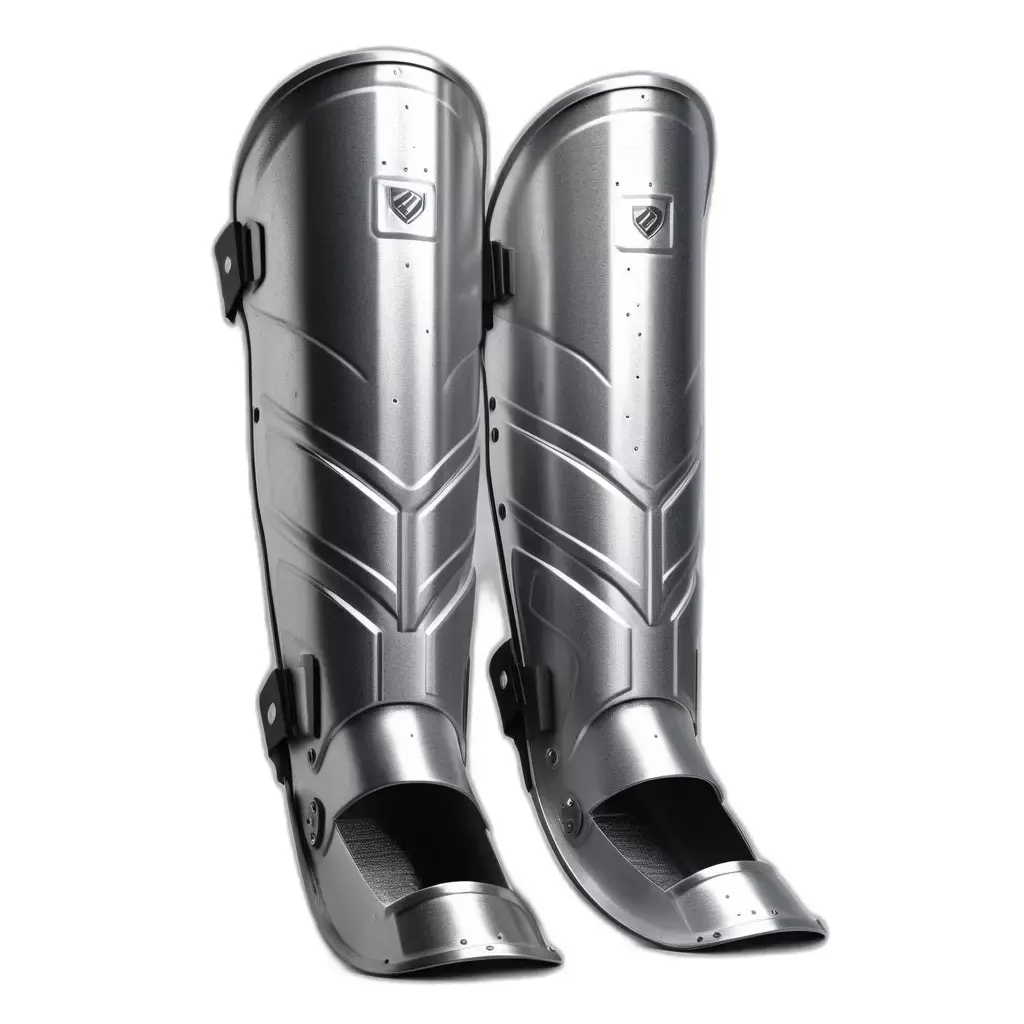 SciFi Fantasy Knight Leg Armor Low-poly 3D model