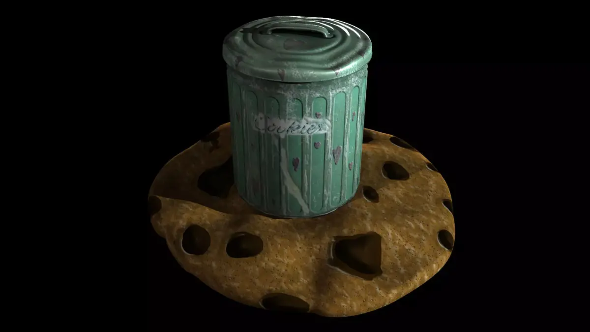 Biscuit tin Free low-poly 3D model