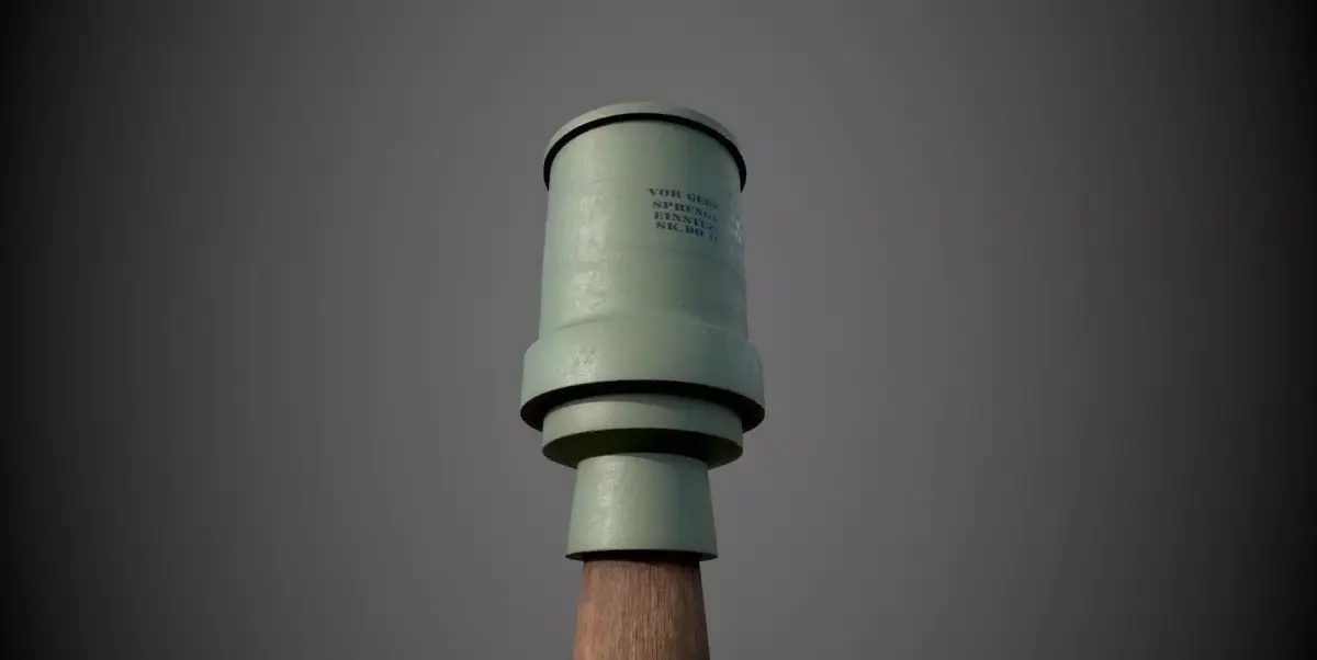 German Grenade Free low-poly 3D model
