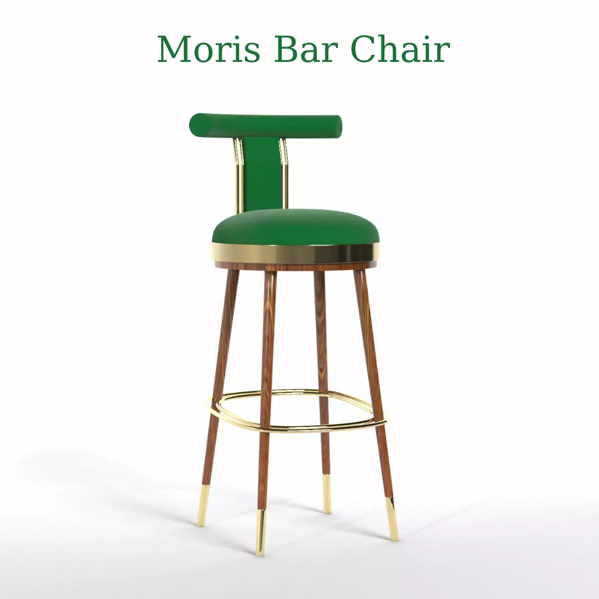 chair high bar chair stainlees still  Free 3D model