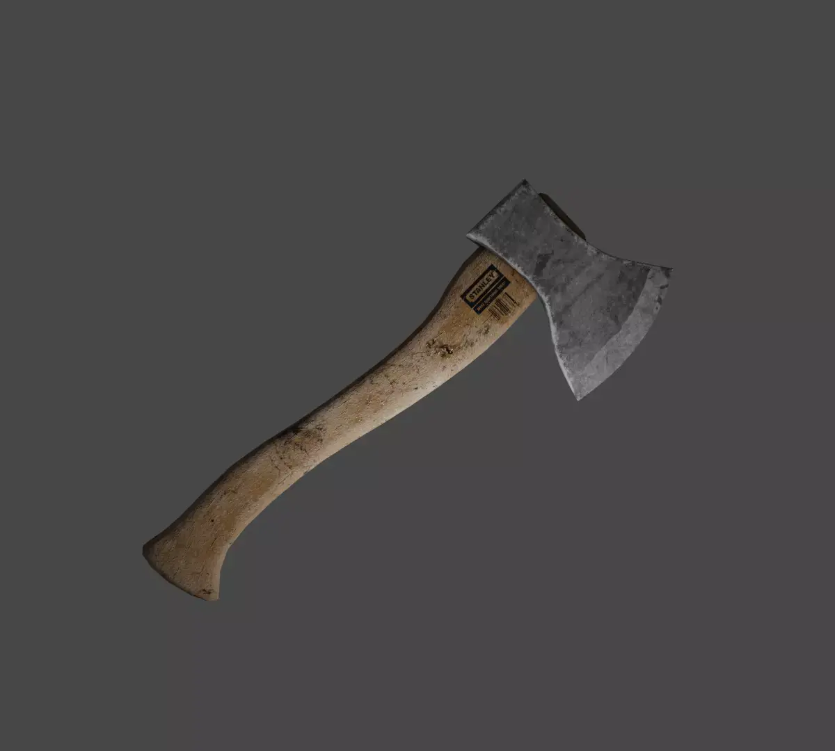 Low poly game ready axe model Low-poly 3D model
