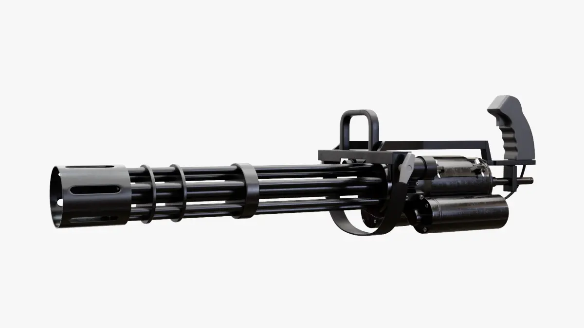 Minigun A134 3D model