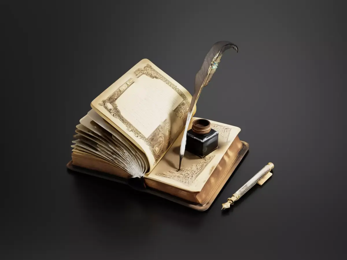 Old Book 03 3D print model