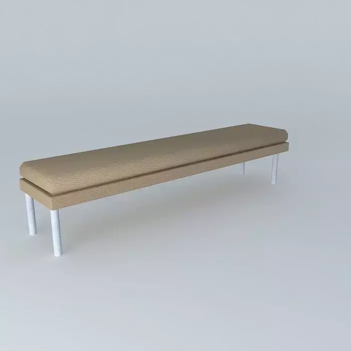 Custom Bench Decoro  Free 3D model