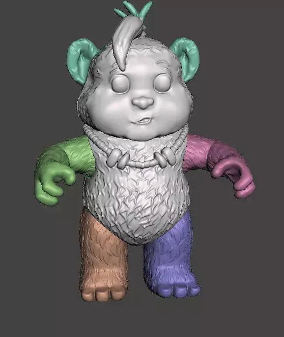 STL File 3D Ewoks Nippet 3D Print Model 3D OBJ 3D print model 3D print model purchase