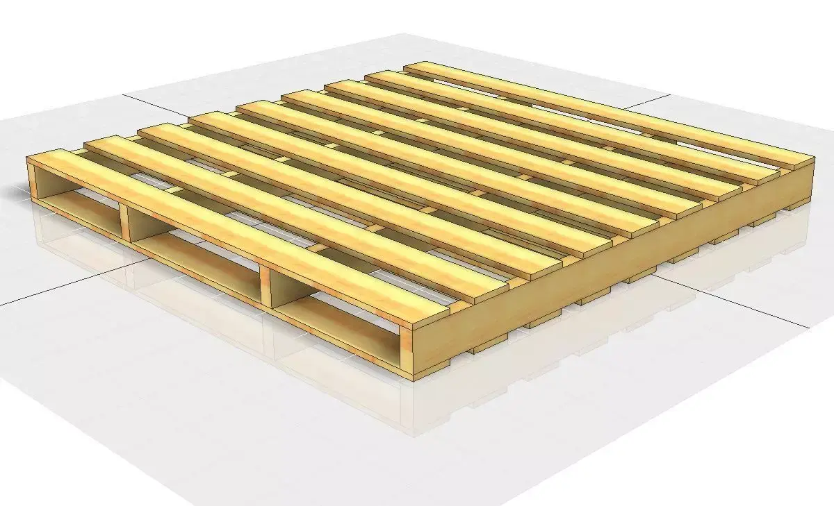 Wooden Pallet Free 3D model get